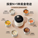 Bear rice cooker for 1-2 people, small rice cooker, 0 coating, healthy 316L stainless steel, one-button fast cooking, micro-pressure multi-function, can be reserved 1.6LDFB-C16M3 national subsidy