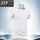 Jeep Spirit2025 Summer New Men's Cotton Polo à manches courtes. T-shirt T-shirt Mode de travail à moitié à manches