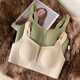 Style de Victoria, grands seins, petits sous-vêtements, style mince d'été pour femmes, seins, anti-sac, minceur, pas de traces, soutien-gorge de réglage de grande taille, sans anneau en acier, lait, couleur brune m (34/75bcd recommandé)