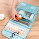 JCZS German brand makeup bag for women portable large capacity storage bag new folding travel skin care products toiletries box beige-dry and wet separation