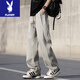 Playboy (Playboy) Pantalon mince d'été pour Teen High School Junior High School Élèves Ice Silk Pantalons de sport à séchage rapide Big Children Pants décontractés HXS-6636 Gray M 75 à 105jin [Jin est égal à 0,5 kg]