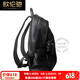 Oulunchi (Oulunchi) Leder -Rucksack für Männer große Kapazitätsgeschäftsreise 2025 Neue First Layer Cowide Schoolbag für Männer Reisen Rucksack Schwarz 32*14*44 cm