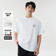 220g Pure Cotton 2025 Glacier Blue Forking Forted для женщин в летней футболке Sweet Student Top B701YL 1695 White M