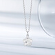 Chao Acer Platinum Crushed Ice Exploding Flower Pendant Women's PT950 Platinum Necklace Birthday Gift Price Single Pendant (including labor cost 260 yuan) 2.85 grams