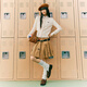 
MMLG cardigan sweater for women 2025 early autumn new Korean Korean round neck lazy women slim short knit jacket yellow S