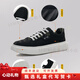 KLWPVD canvas shoes for men 2025 new spring and summer breathable men's shoes one-foot lazy shoes black casual shoes black 39