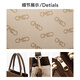 Scarecrow Bag Women's Bag 2025 New Large Capacity Retro Light Luxury Handbag Mommy Bag Crossbody Shoulder Bag Birthday Gift