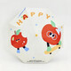 Children's umbrella 10-12 years old Apple boots folding sun umbrella cute parasol ins high-value sunshine and rainy dual-purpose Annuo A3880 Green Apple manual sunshade