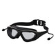 Adult swimming goggles HD transparent waterproof anti-fog men and women large frame one-piece earplugs goggles swimming equipment black no Specifications