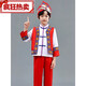 March 3 ethnic costumes children March 3 ethnic costumes children Guangxi Zhuang costume Yao dance 9871 blue girl suit with hat 110 CM