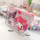 Nezha ao Bing niedliche Cartoon Kinder Mini Coin Wallet Reißverschluss Coin Bag Boy Kartentasche Student kreatives Geschenk Platz lächelnde Gesicht