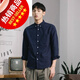 凡客诚品（VANCL）春季纯色衬衫男长袖牛津纺休闲衬衣ins日系潮流宽松上衣寸衫潮牌 白色 C701 S /3890-118斤