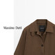 Massimo Dutti夏季新品2025女装 都市通勤简约风长裤风衣外套 06769794 深棕色 S (CN 170/88A)