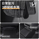 Las almohadillas de pie de Bausch Lon son adecuadas para 11-24 Dongfeng Peugeot 301 308 408 3008 4008 508 5008 TPE+Black Shenese Mat [0.5 cm de espesor] ​​Peugeot 508L 2019-Now