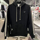 Nike (Nike) Offizielles Sweatshirt-Männer-Top für den Frühling Neues CNY Dragon Jahr Limited Fleece Casual Sportswear Kapuzenpullover HJ3882-010 Schwarz/helles Elfenbein Weiß XL