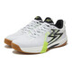 361 Badminton Sports Shoes for Men Winning PRO Summer Style Lightweight Breathable Non-Slip Wear-Resistant Training Competition Shoes for Women 361 Degree White/Fluorescent Solar Yellow 39