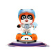 Máquina de educación infantil inteligente para niños Toy Story Robot Aprendizaje Aprendizaje Dancing Panda Panda niño y niña [Caja de regalo de mano USB Direct Rush] Dancing Interestelar Estrella