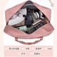 Hearing Time Travel Bag Large Capacity Suitcase Can Be Covered with Trolley Handbag Men and Women Traveling Short Distance Diagonal Storage Bag Black