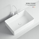 Deepening ceramic countertop basin wash basin balcony bathroom size rectangular round wash basin wash basin Deepening table upper basin SP4839+ Swan faucet cover