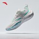 ANTA Arrogance 2 | Cement Busters outfield basketball shoes, full-length nitrogen technology anti-slip shock-absorbing wear-resistant sports shoes for men, instant 1V2 sand gray/clear water blue-3 43