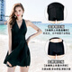 COLORFUL GEMS new swimsuit women's one-piece sexy sexy cover belly slimming large size small fragrance hot spring swimsuit 8849 burgundy swimming cap + nose clip earplugs + swimming goggles XL (recommended 112-125Jin Jin equals 0.5 kg)