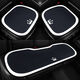 
Cartoon car seat cushion single-piece summer ladies crown cute backrestless three-piece set four season universal rear seat cushion FB756 full car five-seater. Classic black standard version