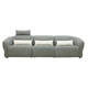 
Lezhibao LAZBOY fabric zero wall function sofa living room multi-person imperial concubine seat Chenille sofa blue star 673 wave blue-2.95m-small-three-person right electric