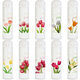 Chengliu Tulip Stick Isolierung Tasse Literarischer kreativer einfacher Wasserbecher Sentimentales Mädchen Trinkbecher mit Stroh 316 Material 500 ml Strohhalm WT3291 Tulpe