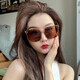 2025 Nuevas gafas de sol Square Big Big White GM GMASS SOL SOL Gafas de solas de vacaciones de vacaciones de alta gama.