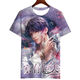 
2025 summer new style Guoyi Love and Deep Space Abstract Earthy Novel Cover Digital Print Short-sleeved Pain Clothes T-shirt TXTZZ-1278 S 80-90Jin [Jin equals 0.5 kg]