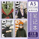 Orlandi Naruto Laptop Soft Gummi Set Notebook Naruto Peripheral Uchiha Sasuke Itachi Naruto Orochimaru Homolin Notepad Laptop BG13562