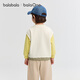 Bala Bala One baby sweatshirt fake two piece top long sleeve 2025 boys autumn clothing color matching trend 208325121101