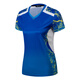 Group purchase custom table tennis uniform tops sports jerseys for men and women short-sleeved summer breathable badminton tops tennis club training uniform tops customized printing LOGO men A3887 blue M
