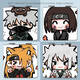 
Anime Naruto Sasuke Iara Uchiha Itachi Portable Small Mirror Student Portable Makeup Mirror Double-sided Folding Naruto YA16868