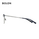 Gacias de Bolon Tyrannosaurus El marco de cejas de titanio de titanio de Glasses Myopia de 25 años de Wang Hedi de Wang Hedi se puede combinar con Ba7009 B70 Light Gun Color/Matte Dark Blue recomendado L-You Visual HD Film 1.60 (dentro de 600 grados)