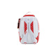Spraygroundsg Shark Presbyterianer Buchstaben Streifen große Kapazität PVC Reisetasche Rucksack Rucksack Großgröße Männer und Frauen groß rot