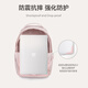 BAGSMART双肩包女学生书包软壳包通勤背包电脑包粉色旅游小型包包 粉色