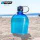 Enbaole Gene Sports Water Cup Large Capacity Outdoor Portable Plastic Military Training Fitness Water Kettle Imported in the United States 1777-9905 Military Green