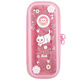 Little Pin Case mit Öl Quicksand Pen Cart Cartoon TPU Student Bleistift Gehäuse Kinderstifte Hülle One Stück 3899-3 Pink Space Rabbit