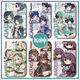Q version of Genshin Impact Skirt Wendi Fengyuan Wanye Ol Card Set Zhongli Student Card Set Bus Card Anti-lossing Rope H15657 Tinari Fried Card Set + Long Lanyard