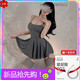 霏慕赠避孕套冰丝吊带裙纯欲风睡衣女款性感女款2025新款夏款高级感大 【2件装】6625吊带裙+6757包臀裙（送袜） 均码 【建议体重80-120斤】