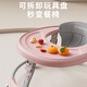 OENY婴儿学步车2025款防o型腿6-18月男女宝宝防侧翻可折叠滑行助步车 晴天蓝【静音轮+360°旋转】 多功能学步助步周岁生日礼物