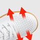 Chaussures tai-chi de qualité compétiment en cuir véritable été et femmes chaussures d'entraînement en arts martiaux Tai Chi Sports à quatre saisons huit chaussures de brocade 695 blanc authentique en cuir respirant 34 (même style pour hommes et femmes, taille standard)