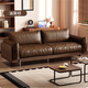 Sofá de madera maciza de madera Yushe Sala de estar South American Nuadura Sofá Sofá Sofá en línea Muebles 689#