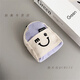 
Qumuye's new creative trendy brand coin wallet mobile phone case pendant portable mini school bag small hanging bag suitable for headphone storage [corduroy-rose gray] + pink lanyard