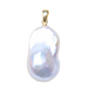 DL 1998 Fat Dong Lai same style Baroque shaped pearl pendant natural freshwater shaped irregular Aurora White Baroque PU757
