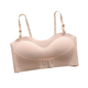 Bonas Underwear Reting Fomen Reuneing Support Upper Cubierta sin deslizamiento sin anillo de acero Hermoso reúnida Back Back Seno Hebilla delantera Invisible Brail White XL (38-80C/85AB