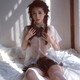 
Love lingerie women jk uniform pure and cute campus small breasts look big sexy clothing Blue Grid JK uniform + 9756 net clothes One size recommended 80-125 Jin [Jin equals 0.5 kg]