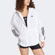 
adidas: Wind.Rdy: Hyperglam striped logo printed long-sleeved hooded jacket jacket for women official flagship white 2XL