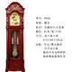 Honghe floor clock living room European watch solid wood pendulum clock simple mechanical retro high-end light luxury high-end household clock 9922 mahogany color rich flowers bloom Polaris 31-day movement